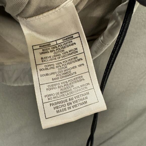 Nike Track Jacket Mens Large Black Gray White Full Zip + Pockets Active Vintage - Picture 6 of 8